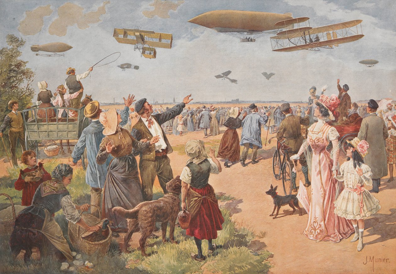 A Exposição Aérea, c. 1908. de J. Munier