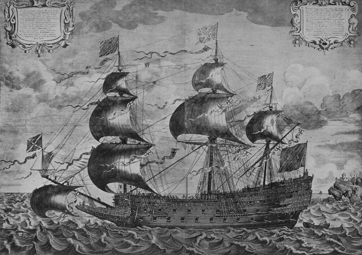 O Soberano dos Mares, c1637 de J. Payne