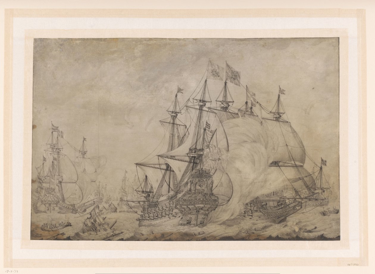 Batalha de Terheide, 1653 de J. Plas