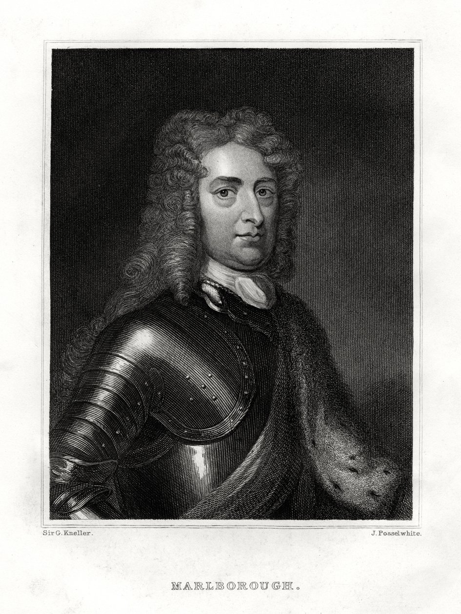 John Churchill, Duque de Marlborough, soldado inglês, 1860 de J. Posselwhite