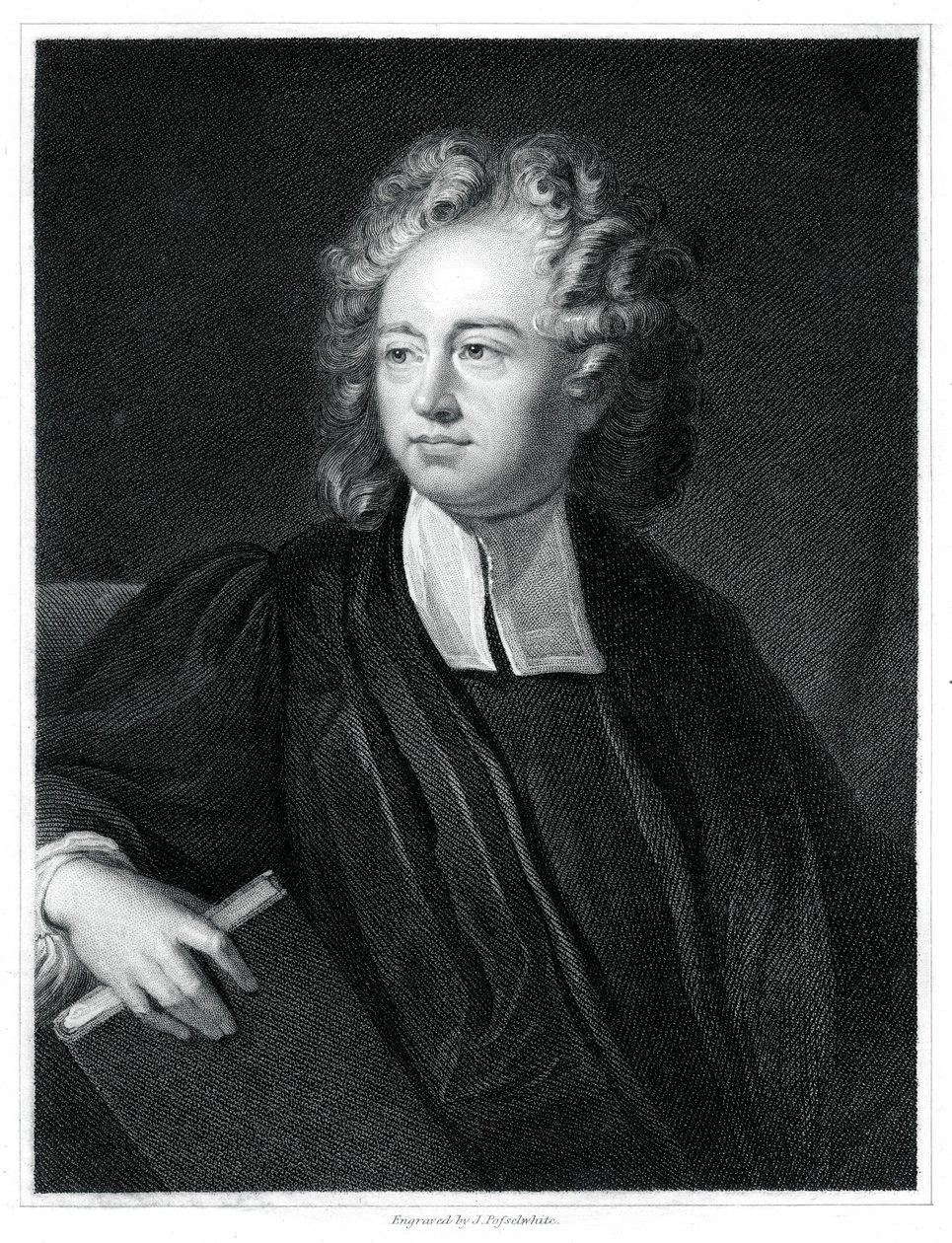 Richard Bentley, teólogo inglês, erudito clássico e crítico, 1834. de J. Posselwhite