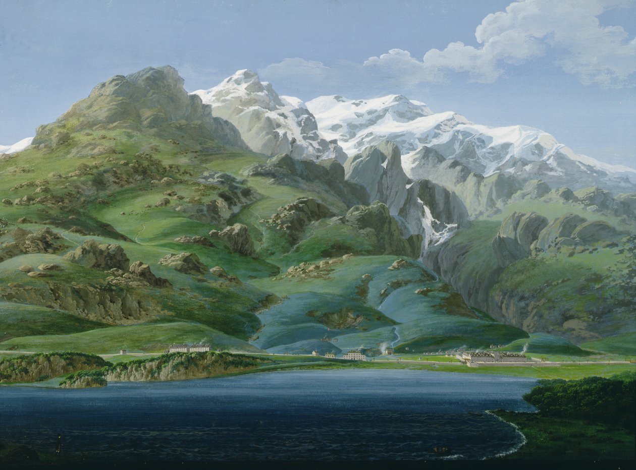 Vista, de, mont, Cenis de J. Reviglio