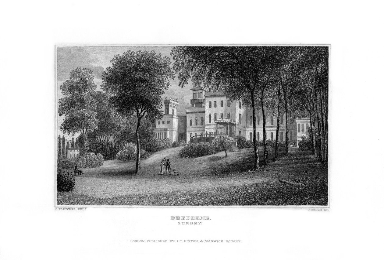 Deepdene, Dorking, Surrey, 1829. de J. Rogers