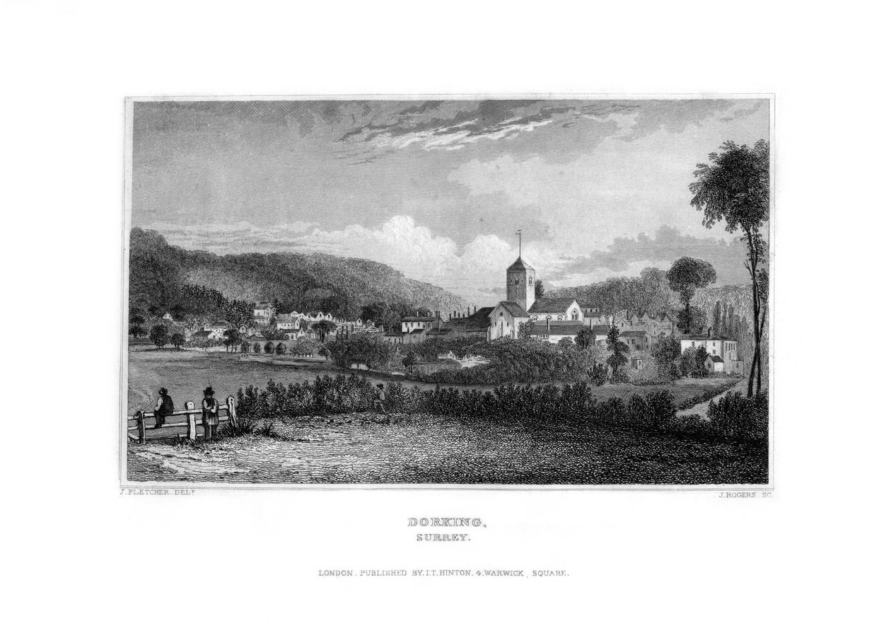 Dorking, Surrey, 1829. de J. Rogers