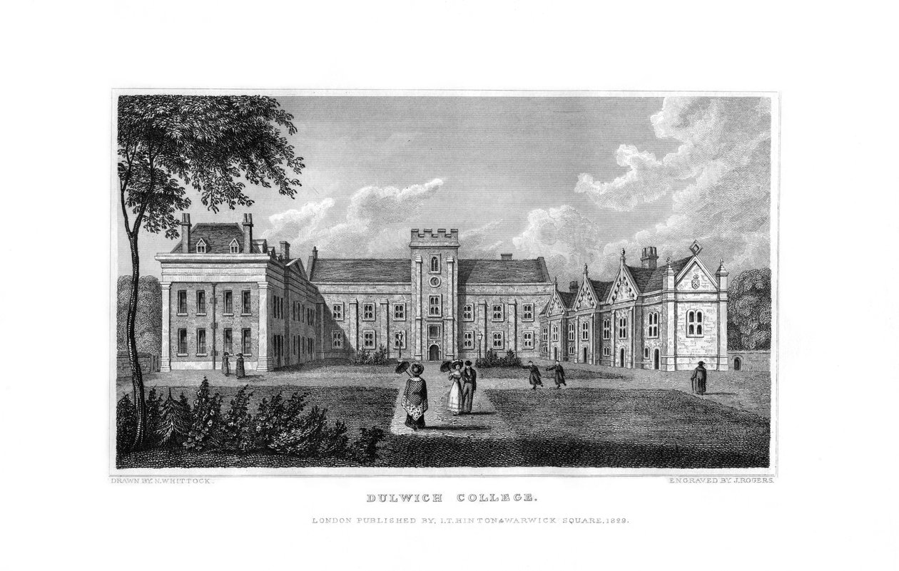 Dulwich College, Londres, 1829. de J. Rogers