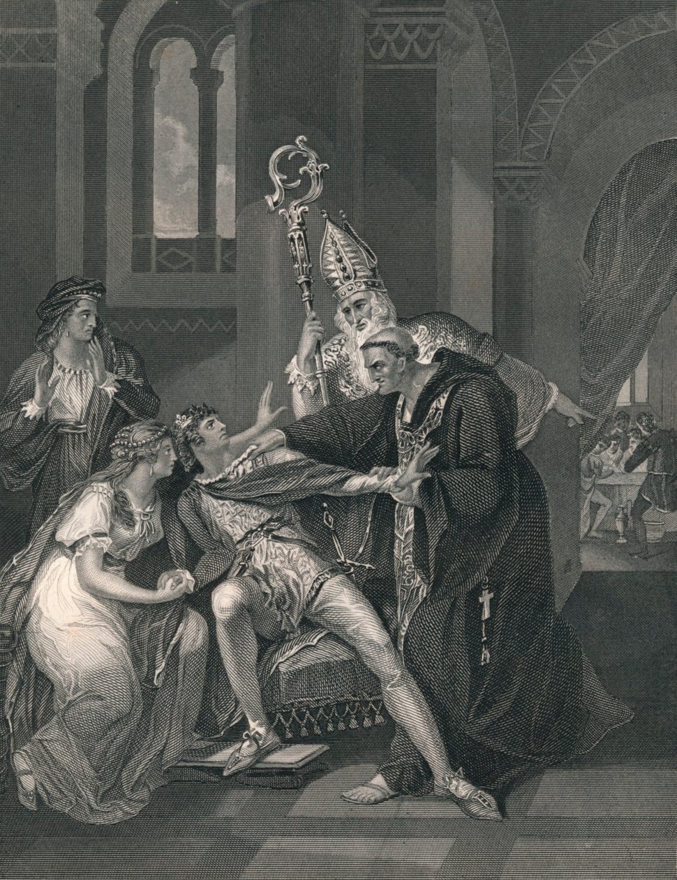 Edwy e Elgiva, século XIX. de J. Rogers
