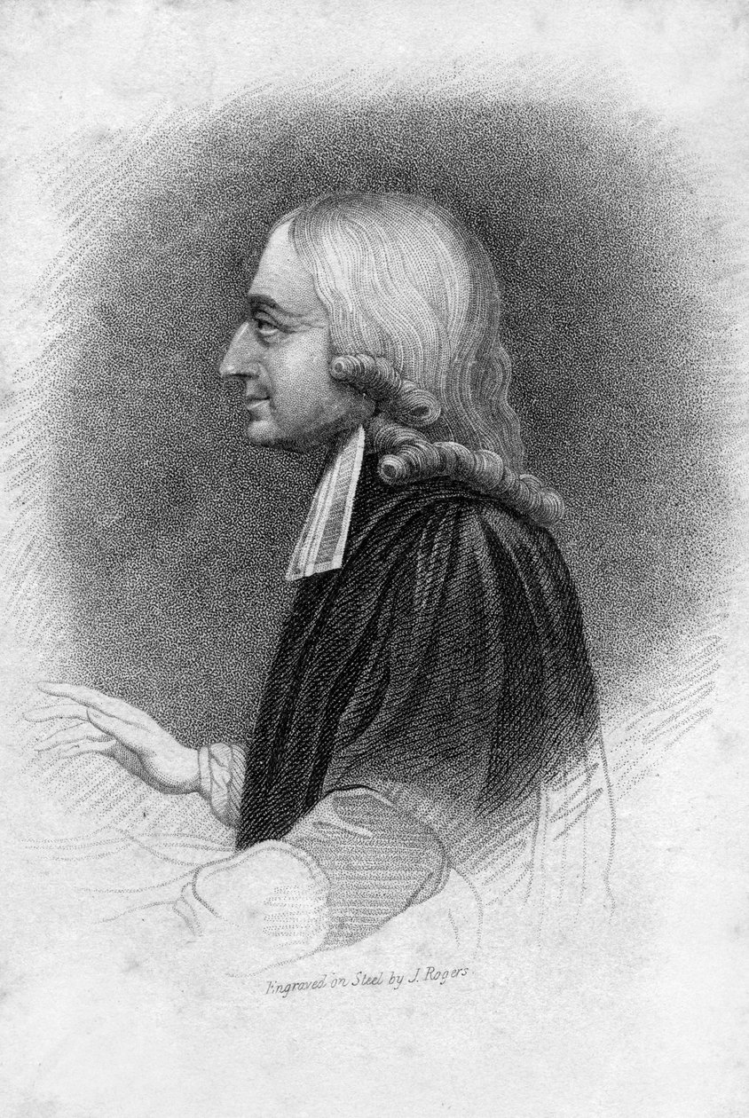 John Wesley, líder metodista, século XIX. de J. Rogers