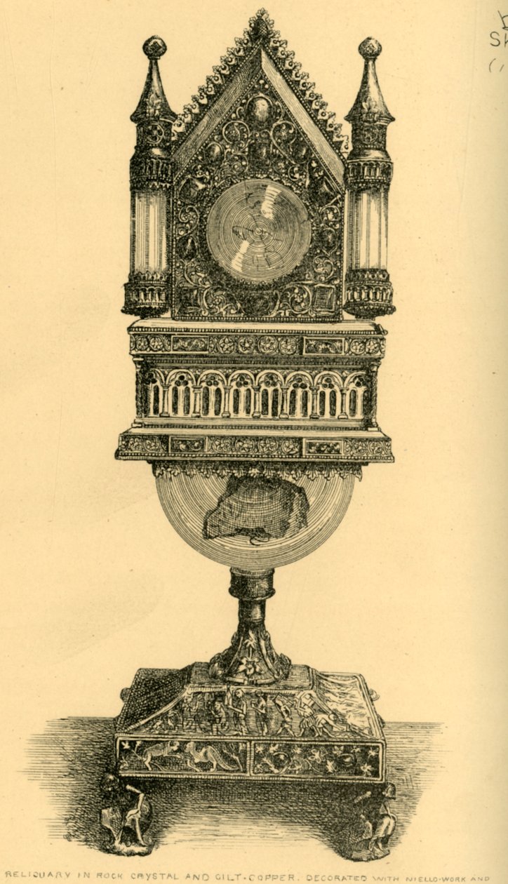 Relicário, início do século XIII, 1881. de J. S. Goepel