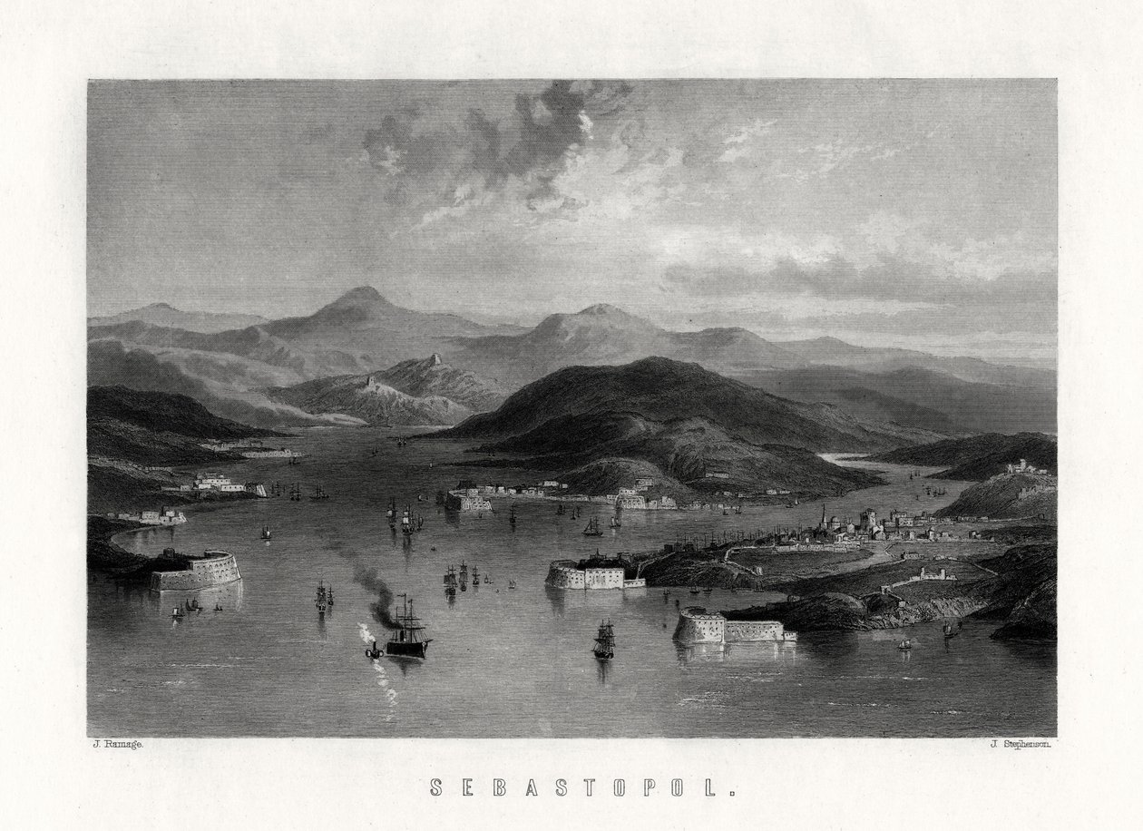 Sebastopol, Ucrânia, século XIX de J. Stephenson