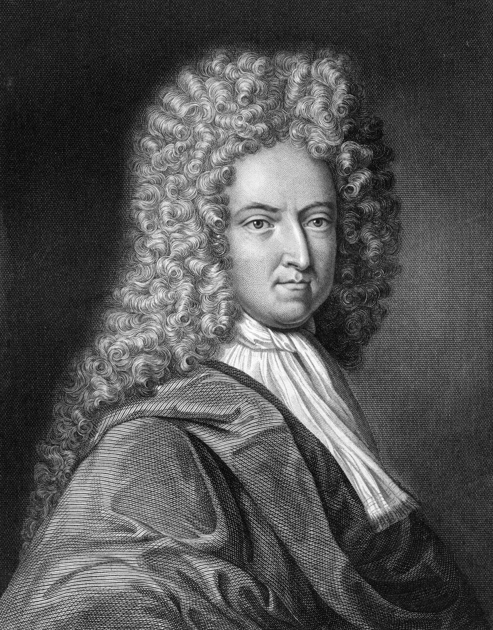 Daniel Defoe, escritor e jornalista inglês, 1836. de J. Thomson