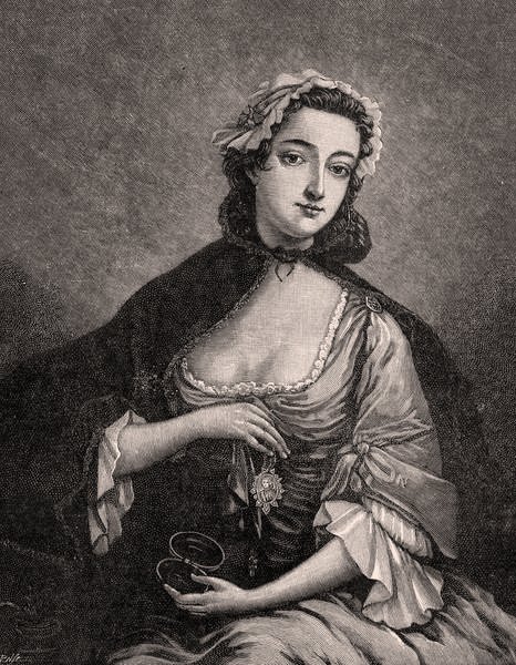 Retrato de Flora Macdonald (1722-90) de J after Markluin