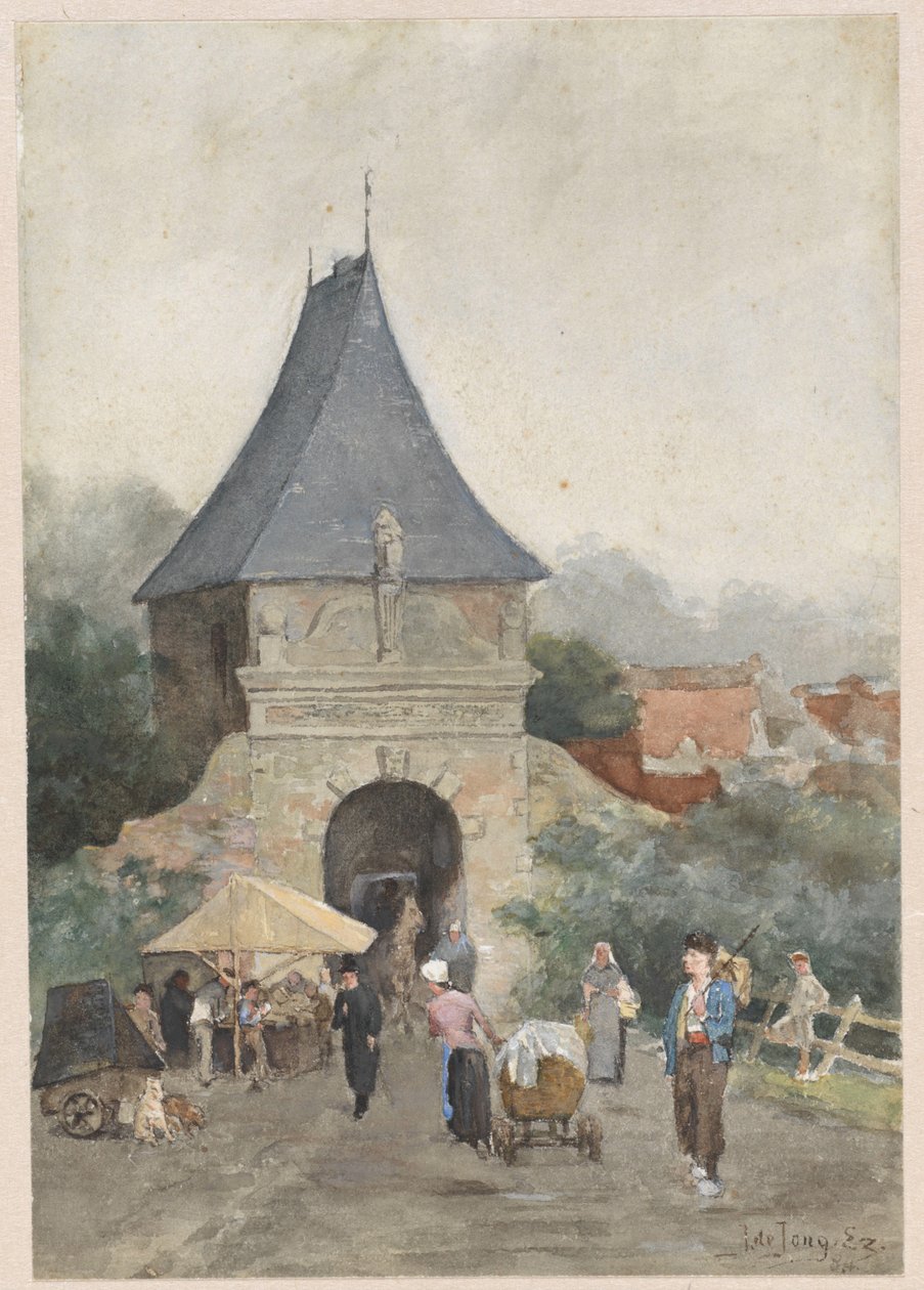 Portão de ferry na Schoonhoven de J. de Jong Ezn