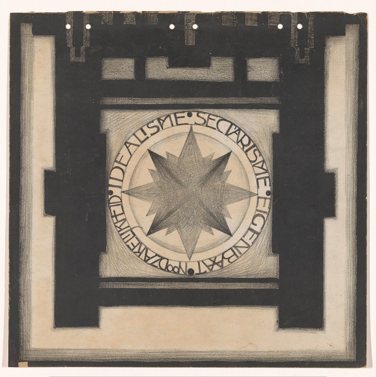 Contracapa Wendingen 1920 de Jac Jongert