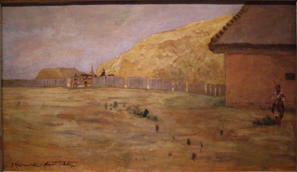 Paisagem de Nowo-Sielica.nPolski: Pejzaz z Nowo-Sielicy.n de Jacek Malczewski