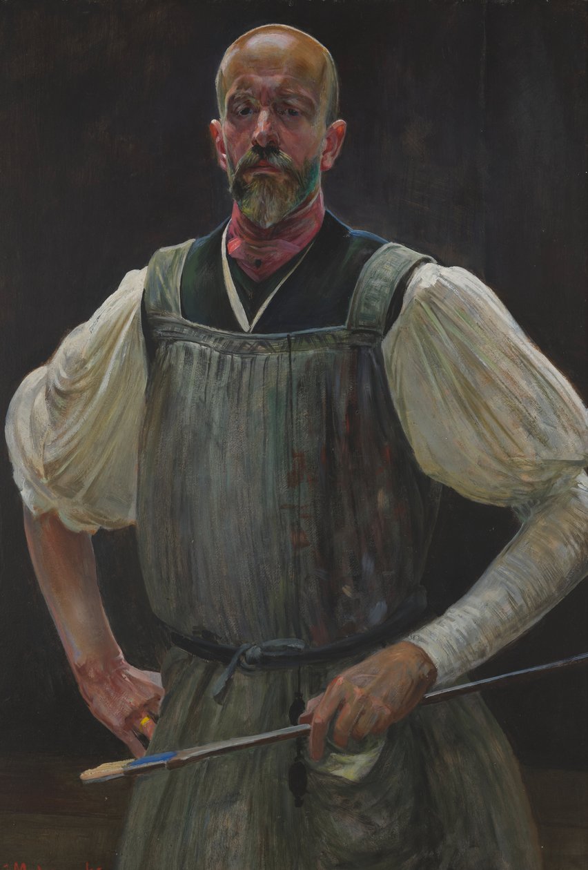 Auto-retrato de Jacek Malczewski