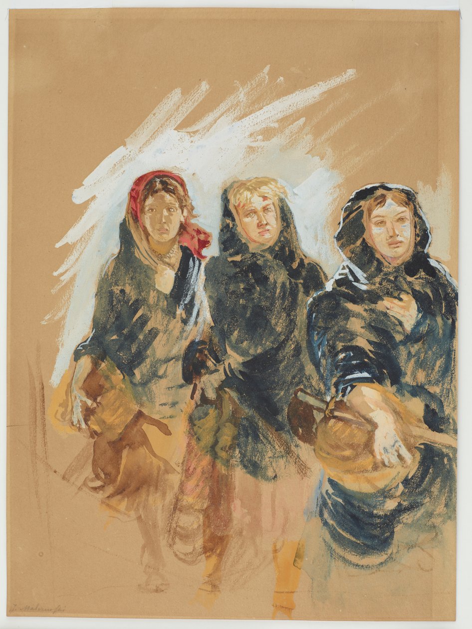 Raparigas do campo de Jacek Malczewski