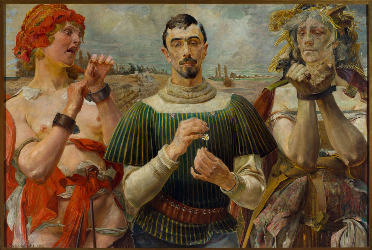Hamlet polaco - Retrato de Aleksander Wielopolski de Jacek Malczewski