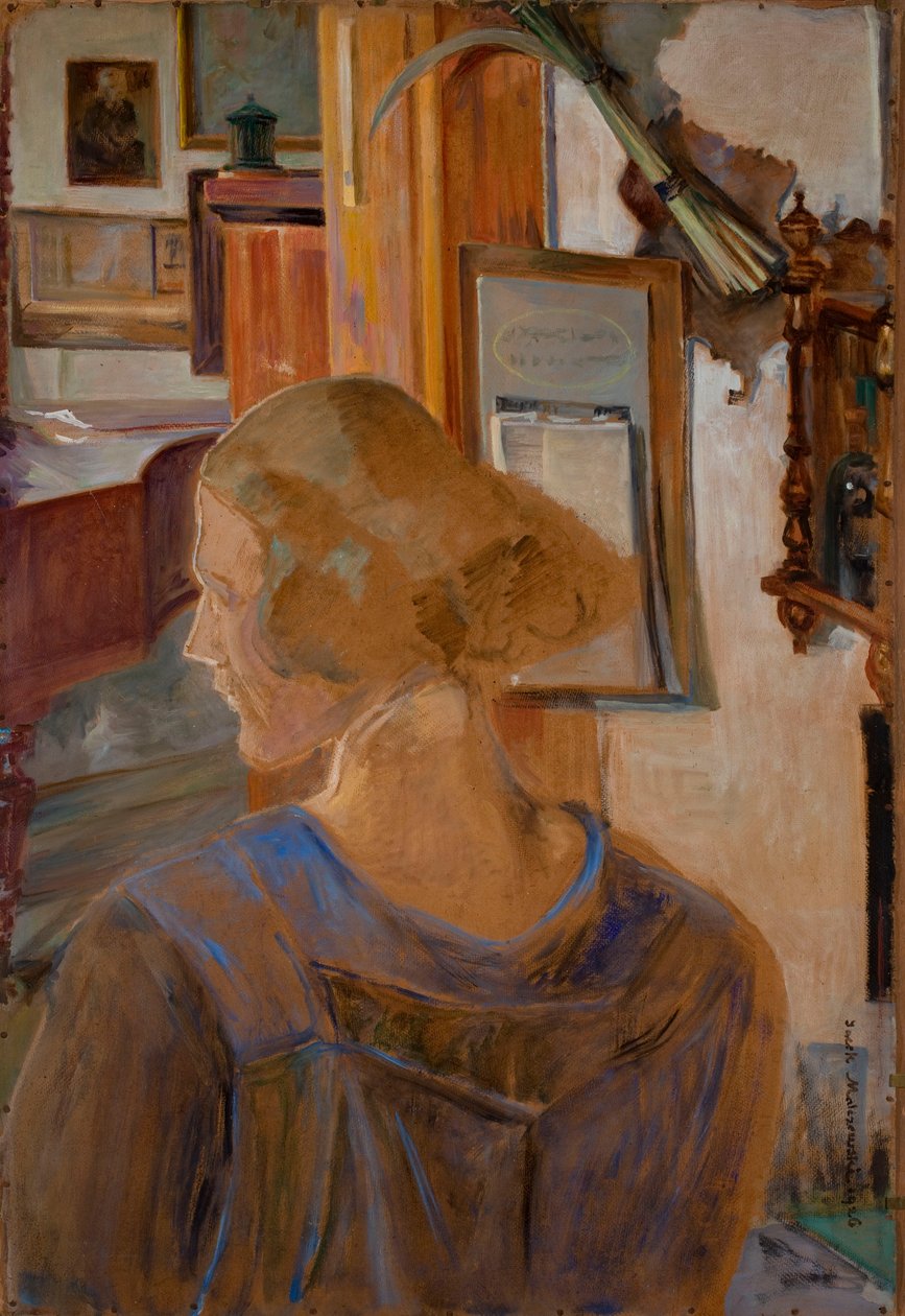 Julia, filha do artista de Lusławice de Jacek Malczewski