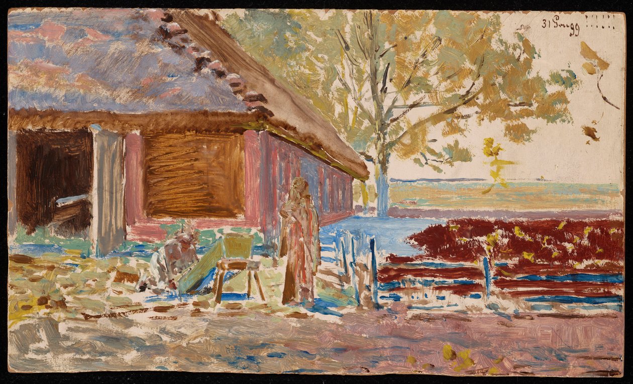 Fim do século – 31 de dezembro de 1899, paisagem com um caixão de Jacek Malczewski