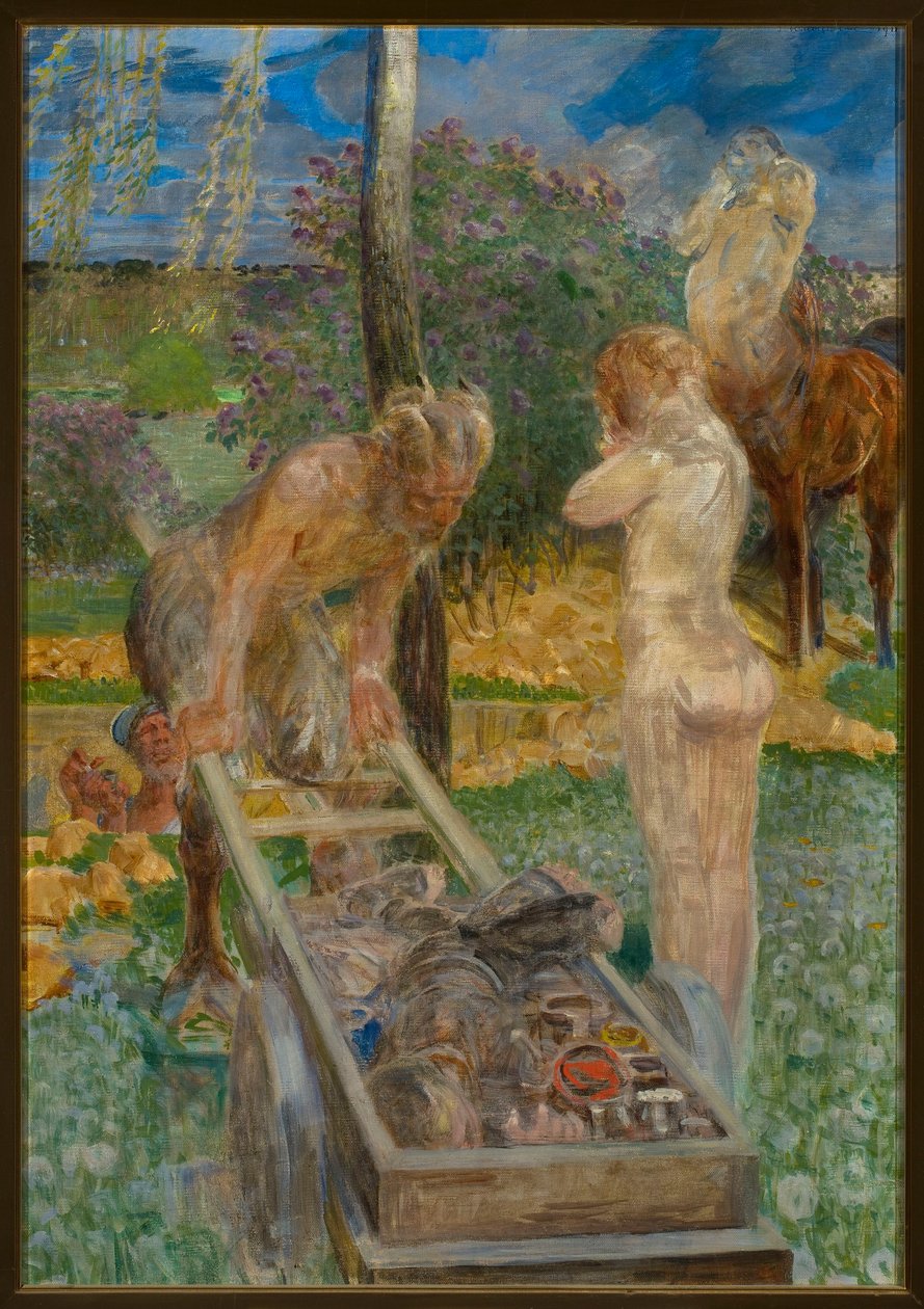 O funeral do pintor de Jacek Malczewski