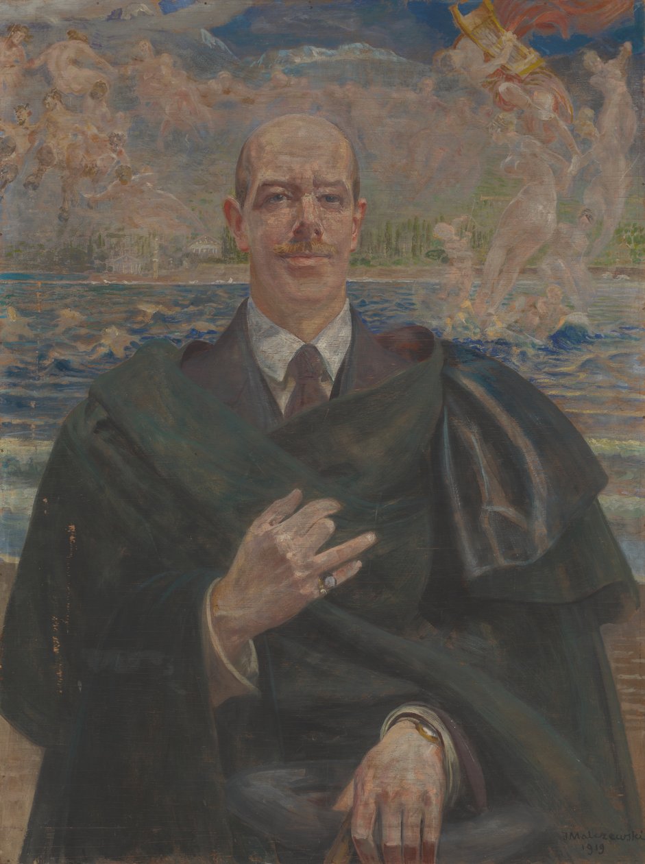 Retrato de Alfred Biesiadecki de Jacek Malczewski