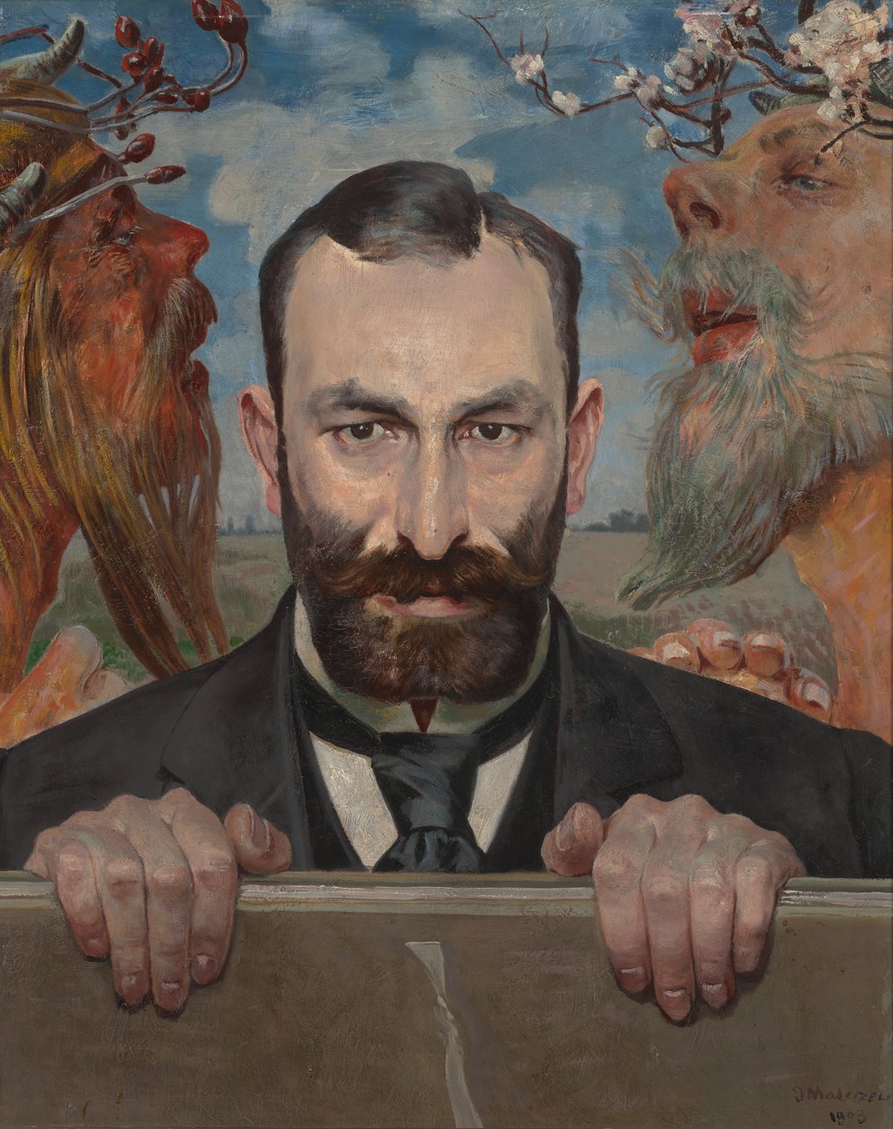 Retrato de Feliks Jasieński de Jacek Malczewski