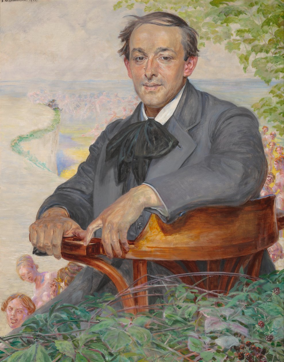 Retrato de Marcin Samlicki de Jacek Malczewski