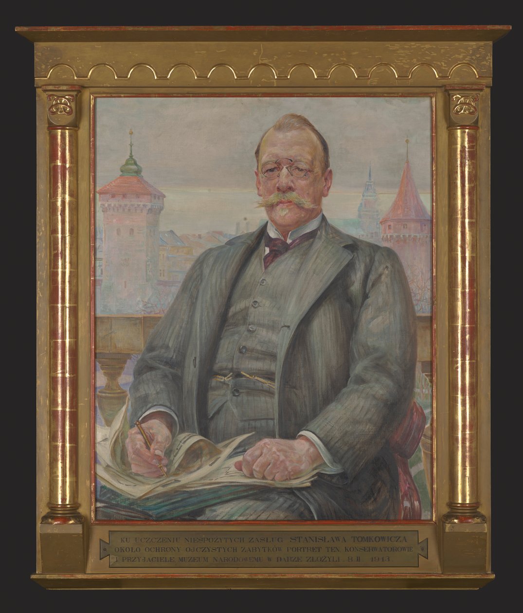 Retrato de Stanisław Tomkowicz de Jacek Malczewski