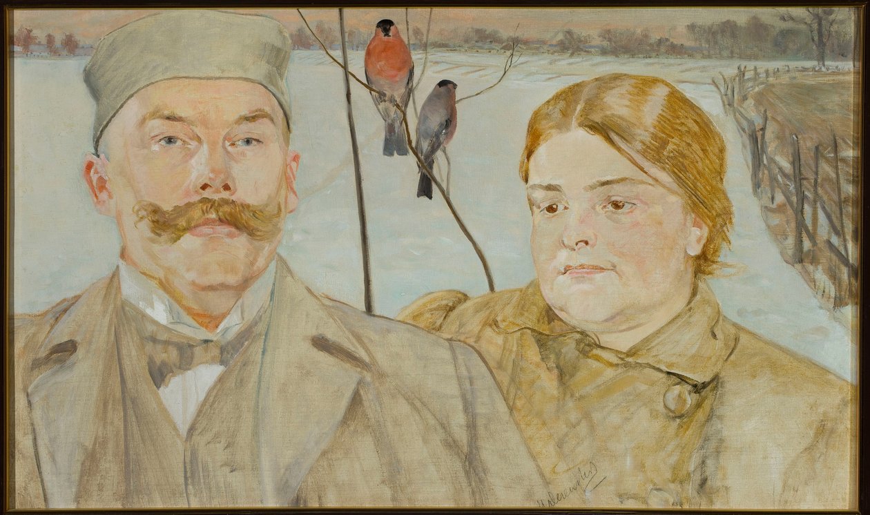 Retrato de Wacław e Helena Karczewski de Jacek Malczewski