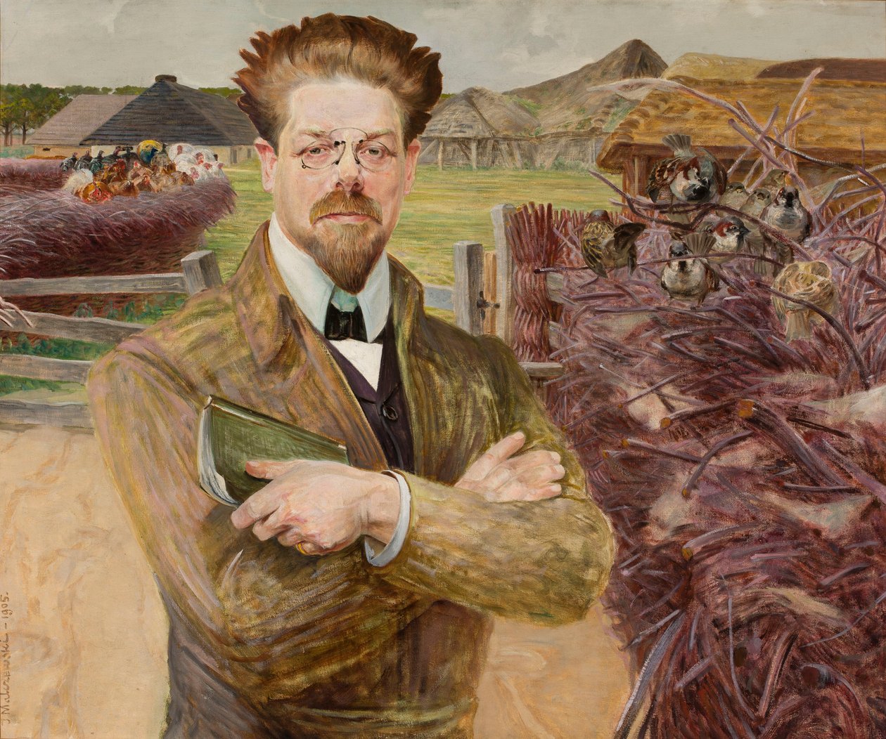 Retrato de Władysław Reymont de Jacek Malczewski