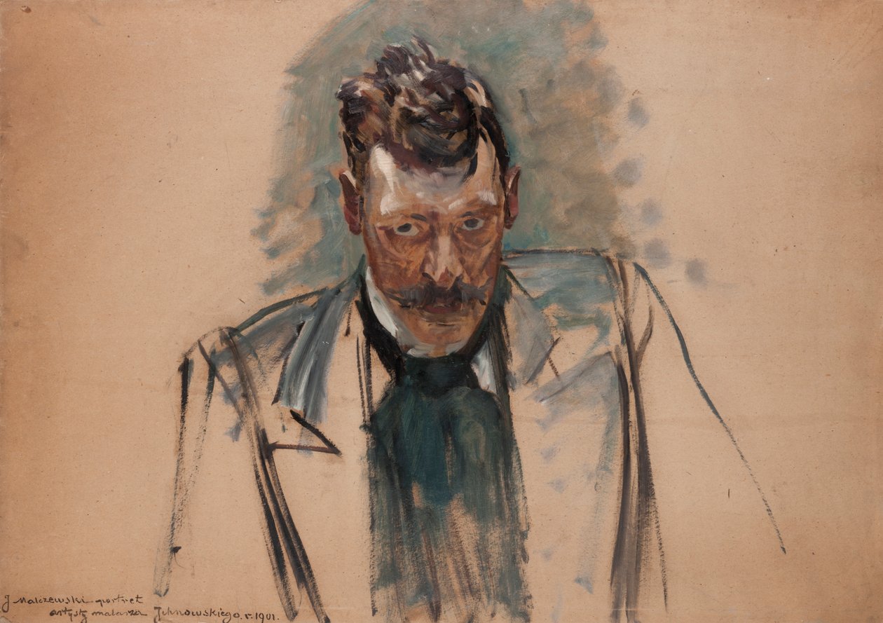 Retrato do pintor Ichnowski de Jacek Malczewski