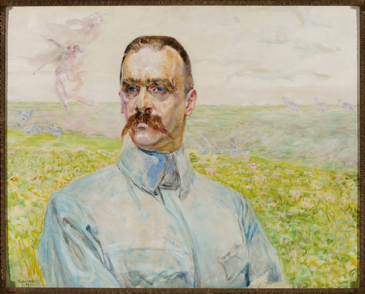 Retrato do brigadeiro Józef Piłsudski de Jacek Malczewski