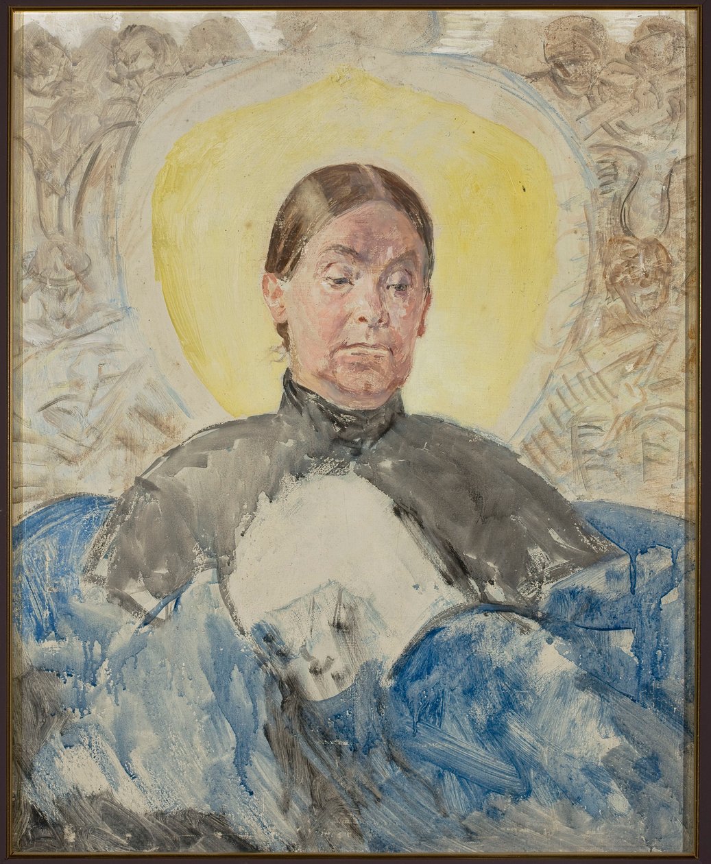 Retrato da irmã do artista - Bronisława de Jacek Malczewski