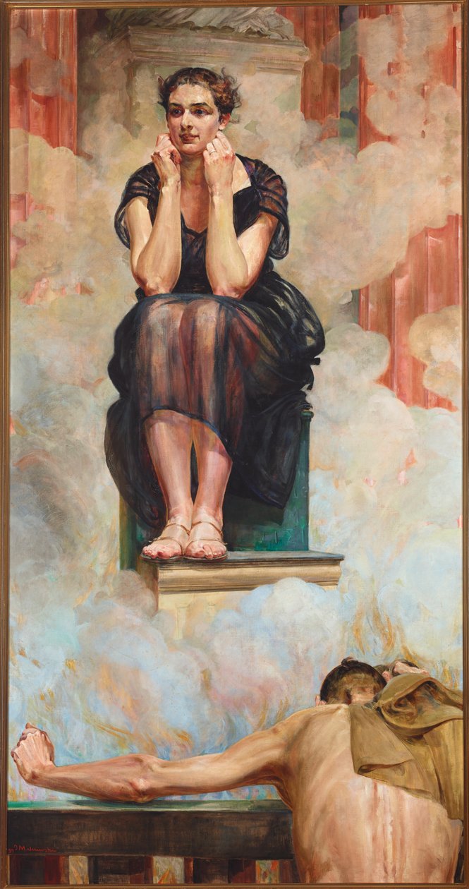 Pítia de Jacek Malczewski
