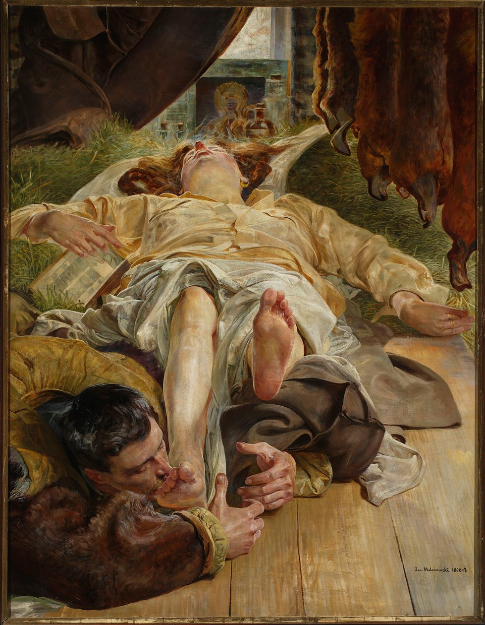 A morte de Ellenai de Jacek Malczewski