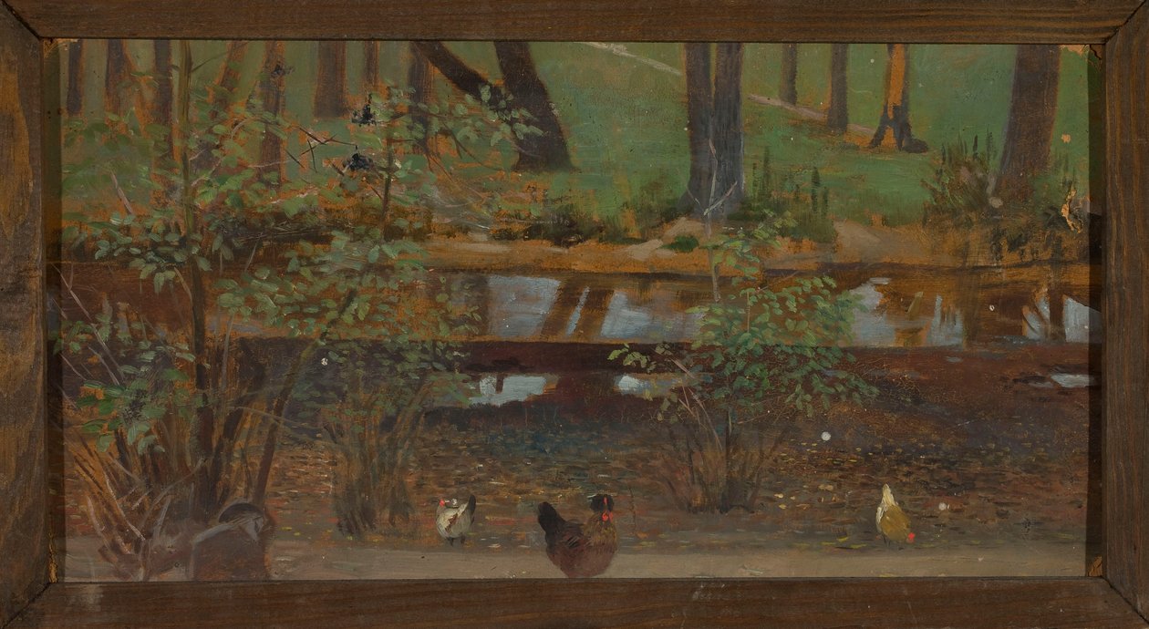 Vista do lago de Jacek Malczewski