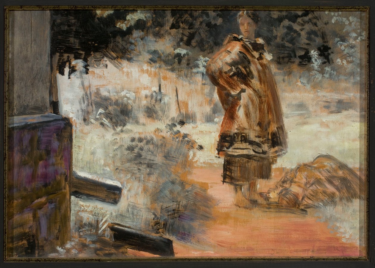 O poço envenenado, esboço de Jacek Malczewski