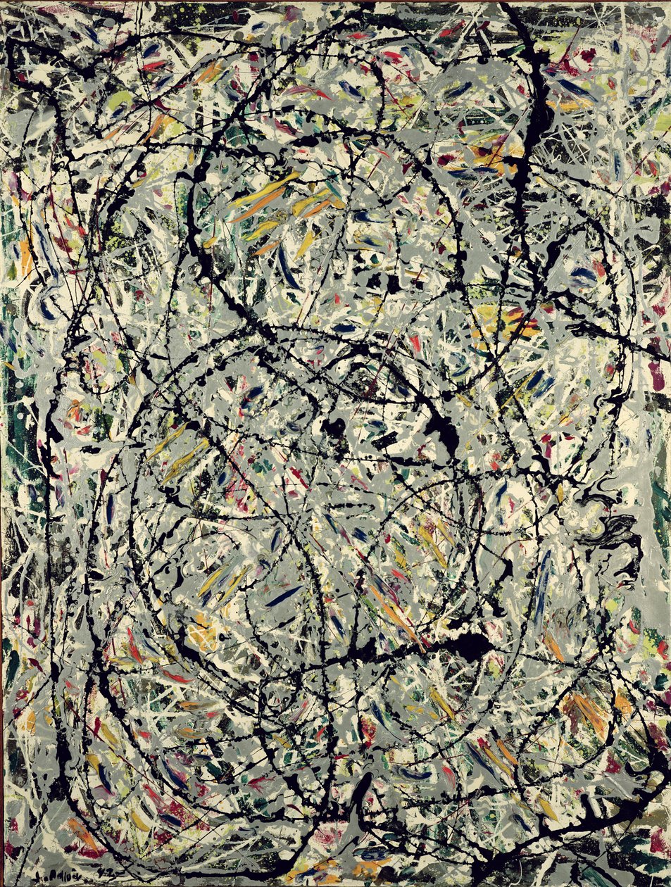 Caminhos ondulados de Jackson Pollock
