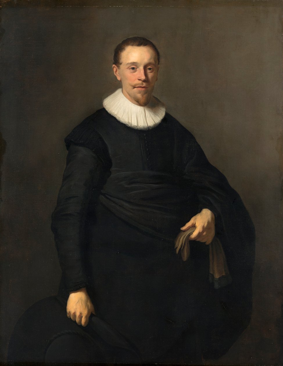 Retrato de um homem de Jacob Adriaensz Backer