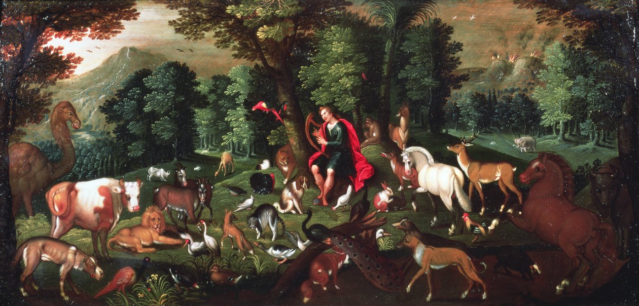 Orfeu e os animais de Jacob Bouttats