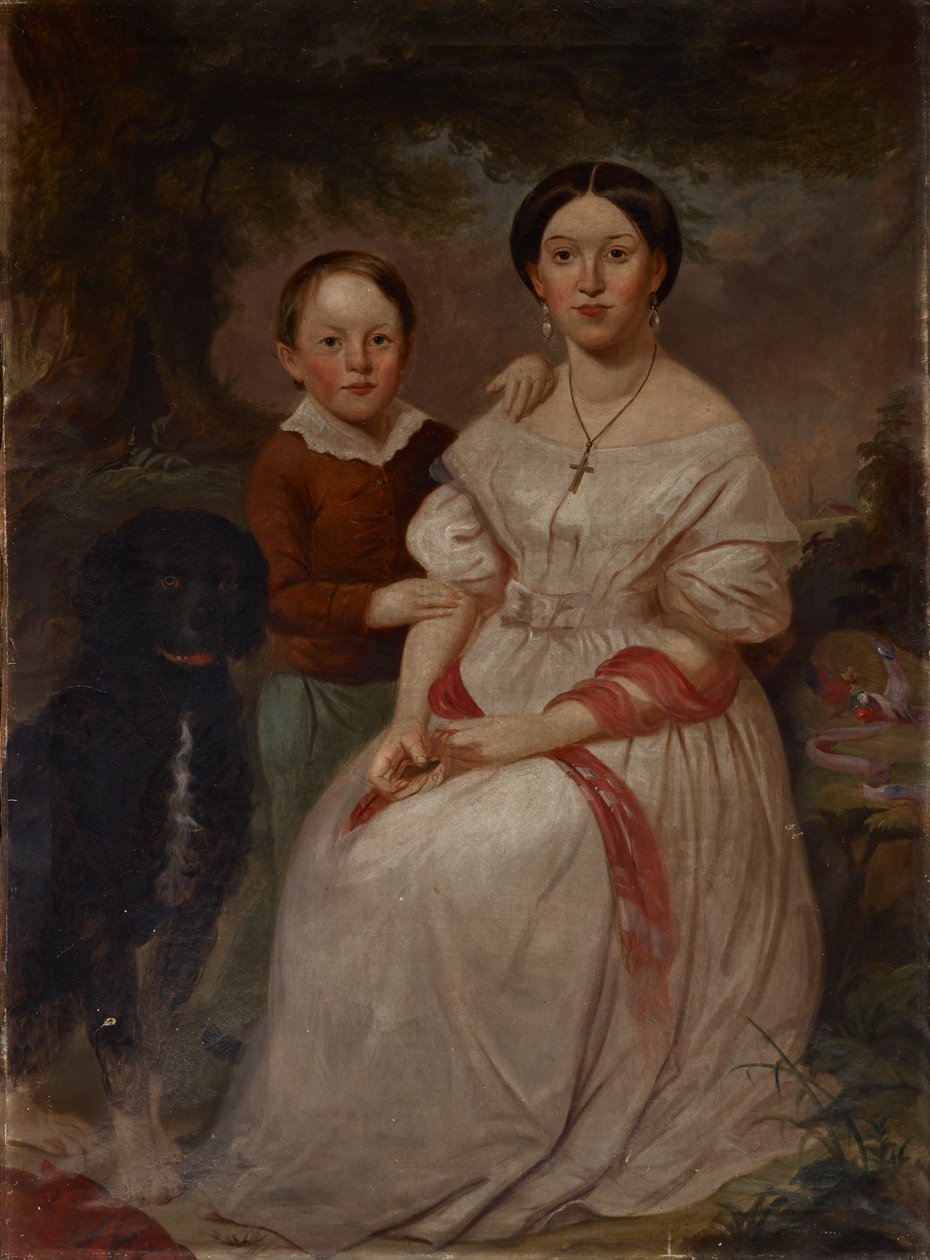 Retrato de Sarah Elizabeth Morrison e Samuel Morrison de Jacob Cox