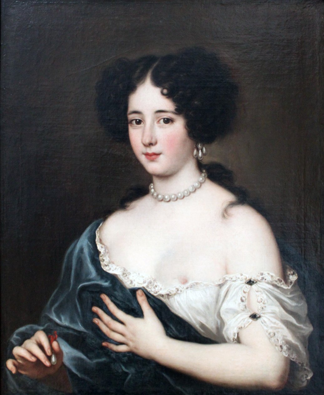 Clelia Cesarini Colonna (1655-1735), princesa de Sonnino, como Cleópatra de Jacob Ferdinand Voet