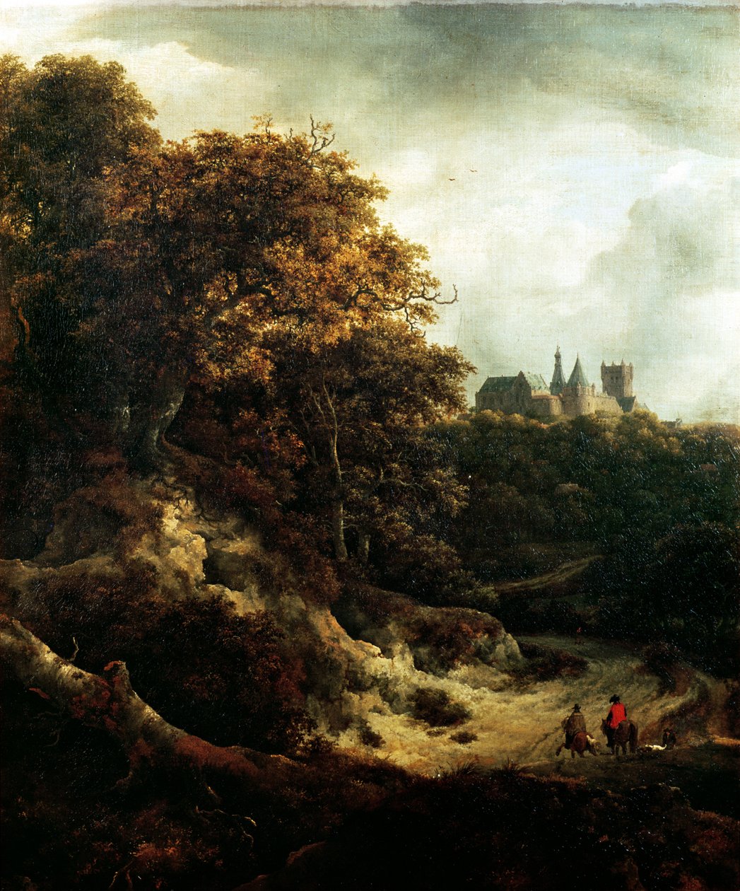 Castelo em Bentheim, 1651 de Jacob van Ruisdael
