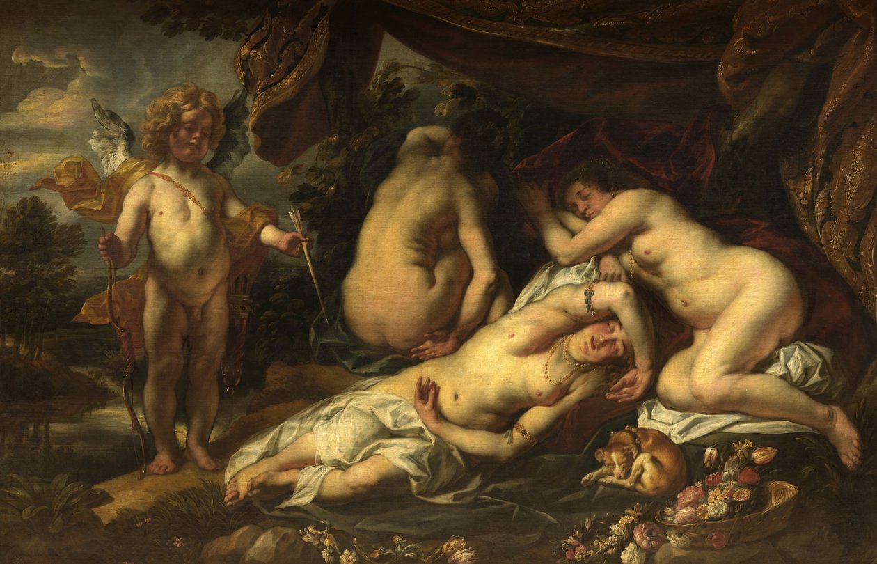 Amor e Psique de Jacob Jordaens