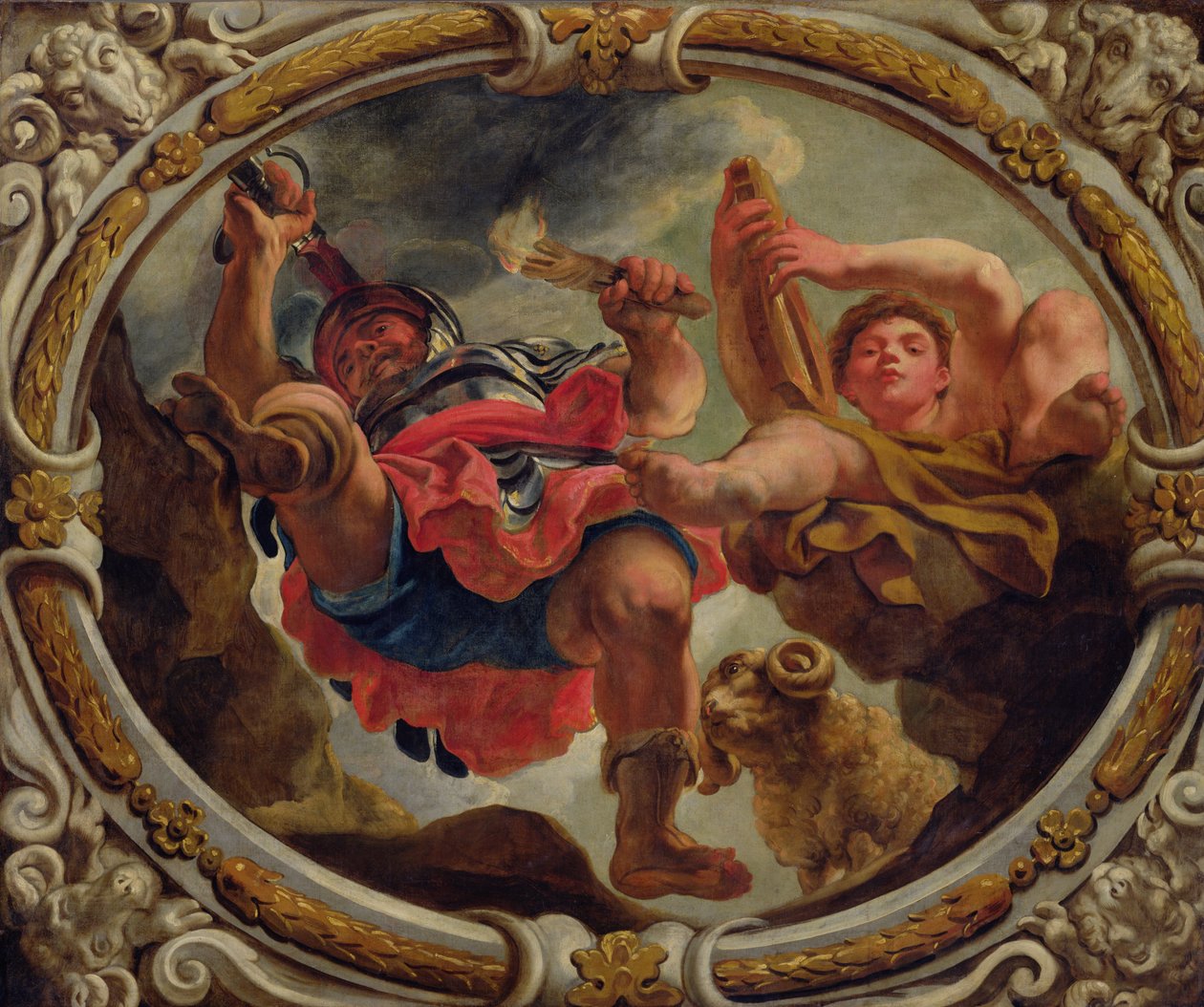 Áries, dos signos do zodíaco (ver também 196700 a 196711) de Jacob Jordaens