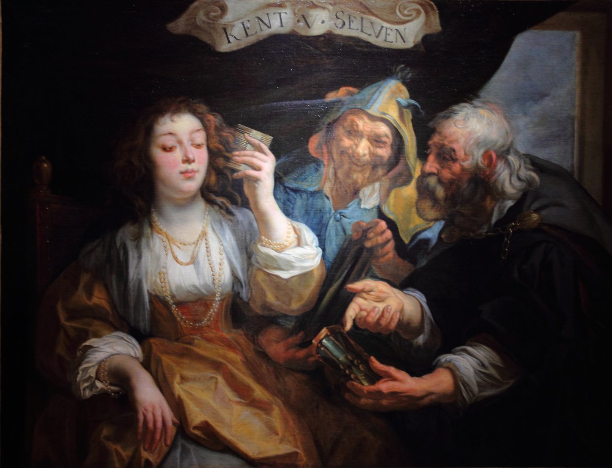 Conhece a ti mesmo - juventude entre o vício e a virtude de Jacob Jordaens