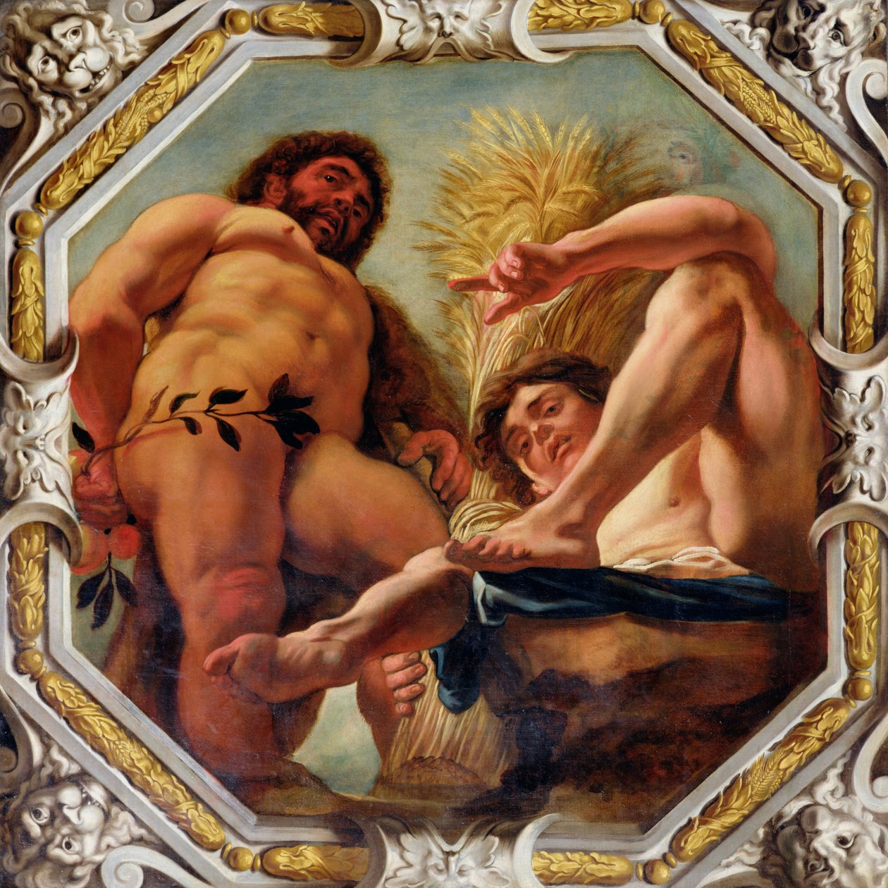 Leo, dos signos do zodíaco (ver também 196701 a 196711) de Jacob Jordaens
