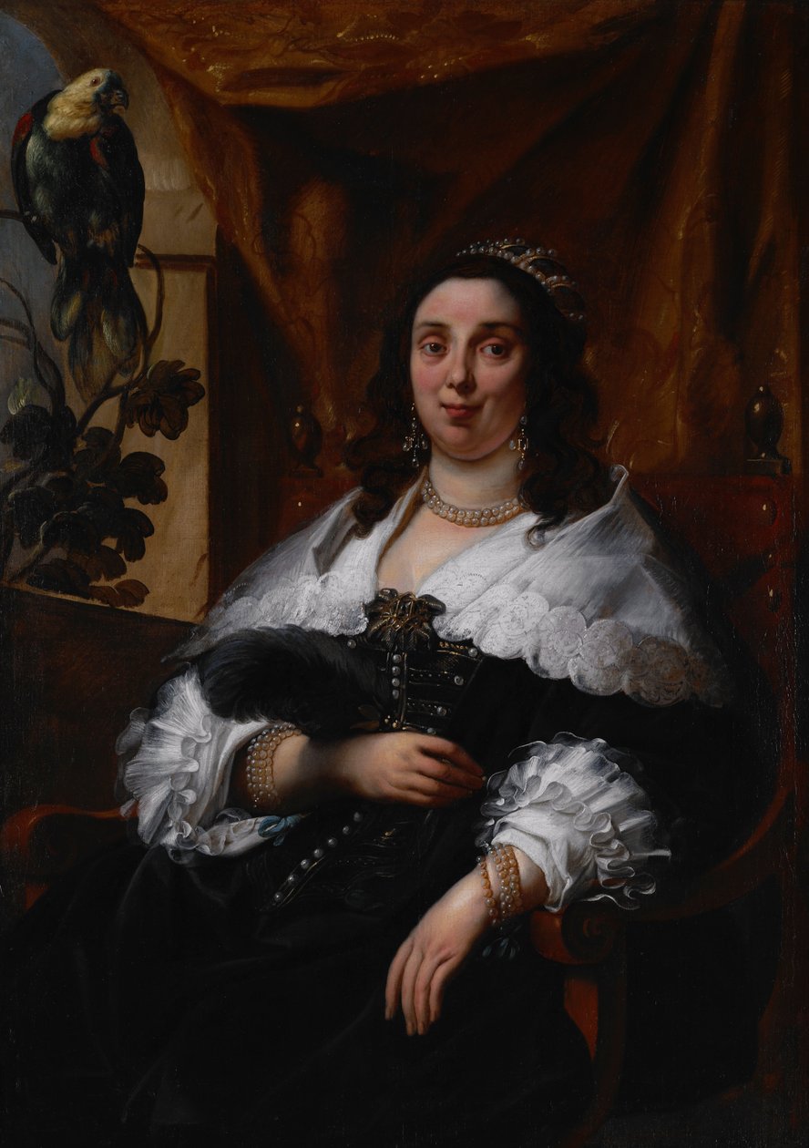 Retrato de uma senhora de Jacob Jordaens