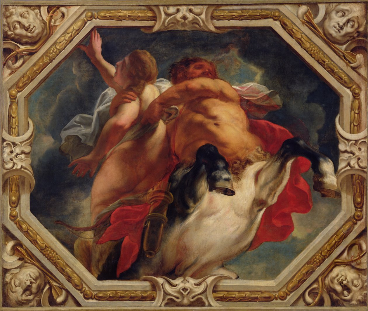 Sagitário, dos signos do zodíaco (ver também 196700 a 196711) de Jacob Jordaens
