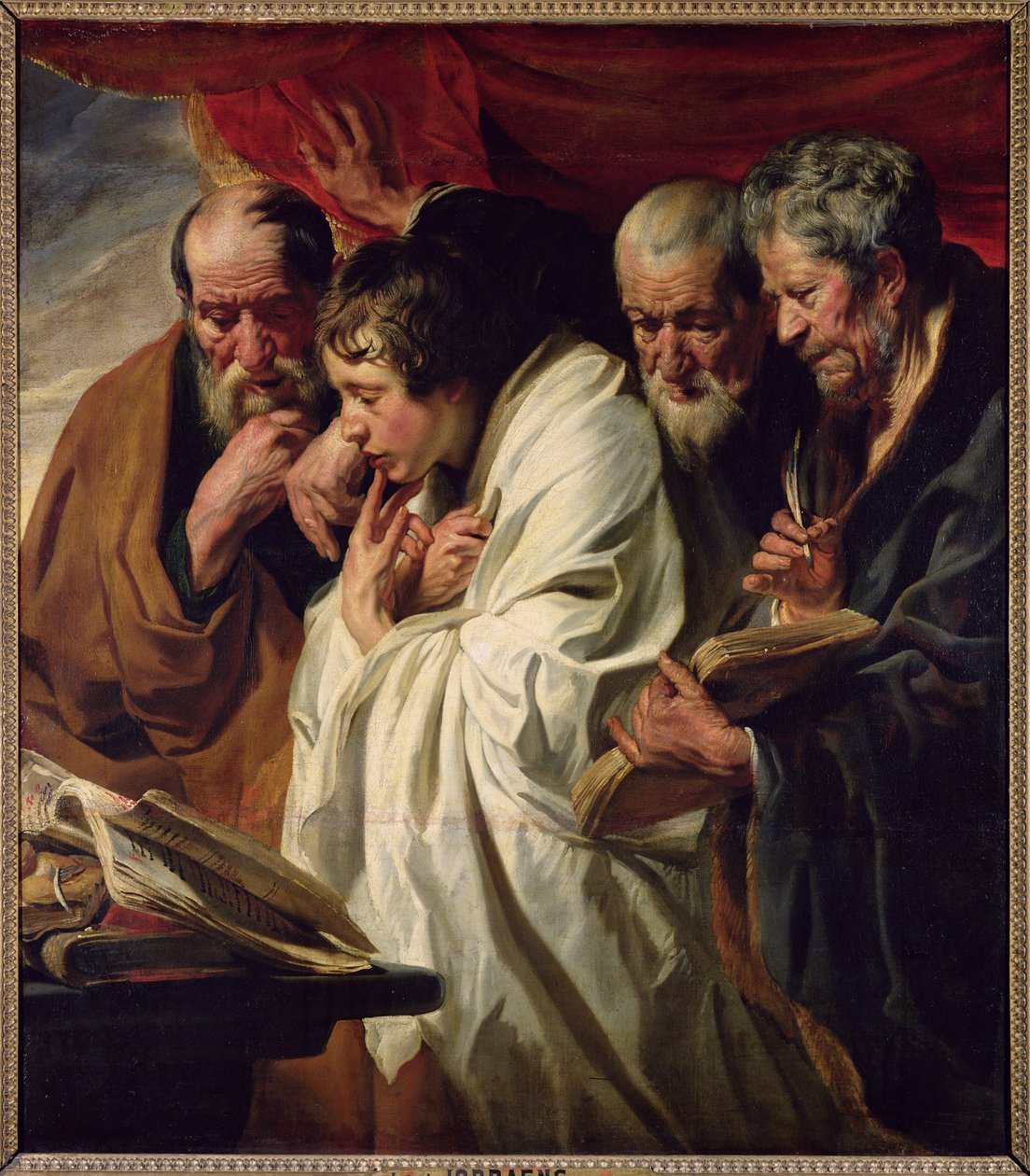 Os quatro evangelistas de Jacob Jordaens